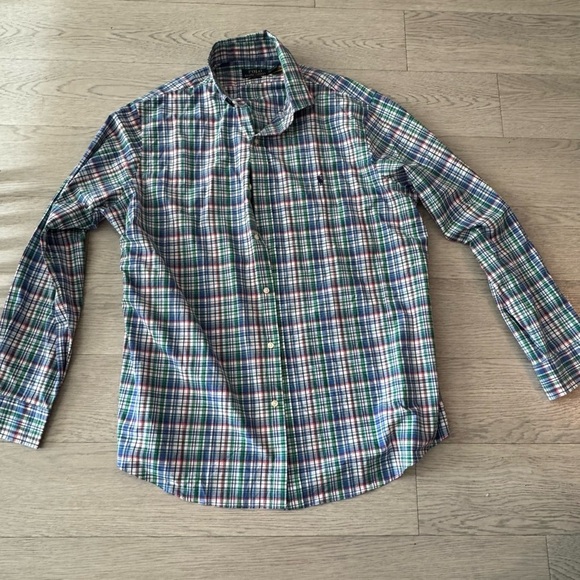Polo Ralph Lauren plaid Collared Button Down Shirt Size Xxl - Picture 1 of 6